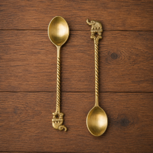 Brass Elephant Tea Spoon