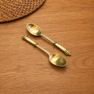 Brass Taaj Design Tea Spoon