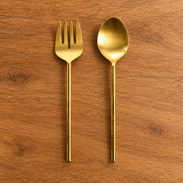 Round Handle Salad Server