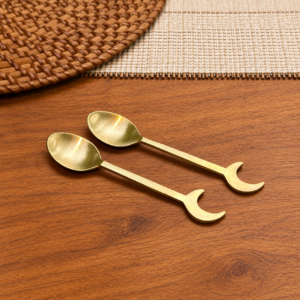 Brass Moon Tea Spoon