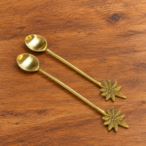Brass Blossom Spoon