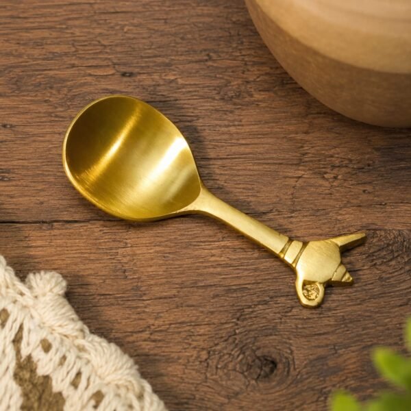 Golden Metal Cake Server, Elegant Decorative Cake Serving Spatula